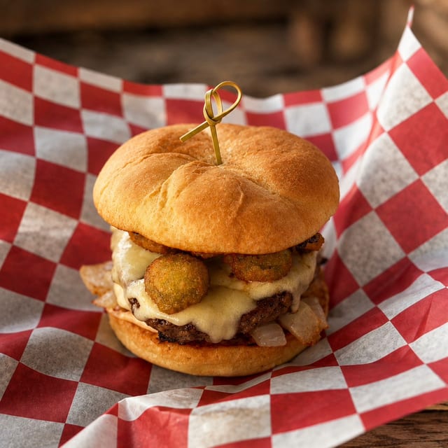 Jalapeno Crunch Burger