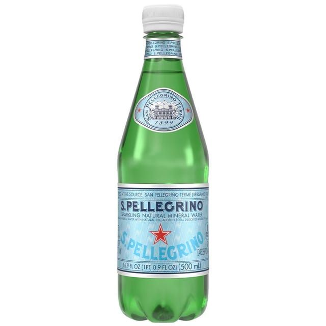 Sparkling Water: S. Pellegrino.