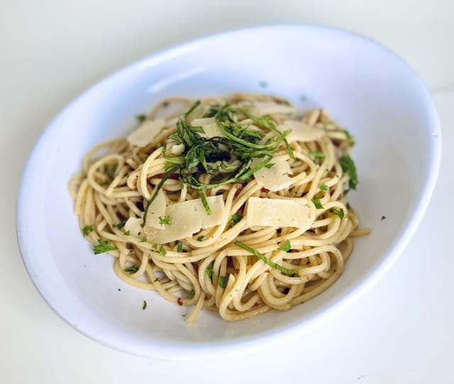 Browned Butter Spaghetti.