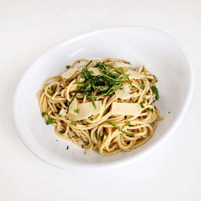 Browned Butter Spaghetti.