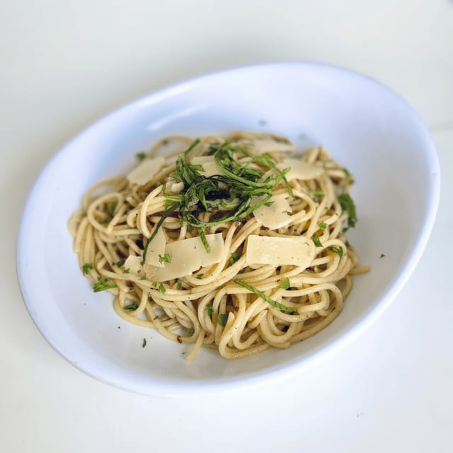 Browned Butter Spaghetti.